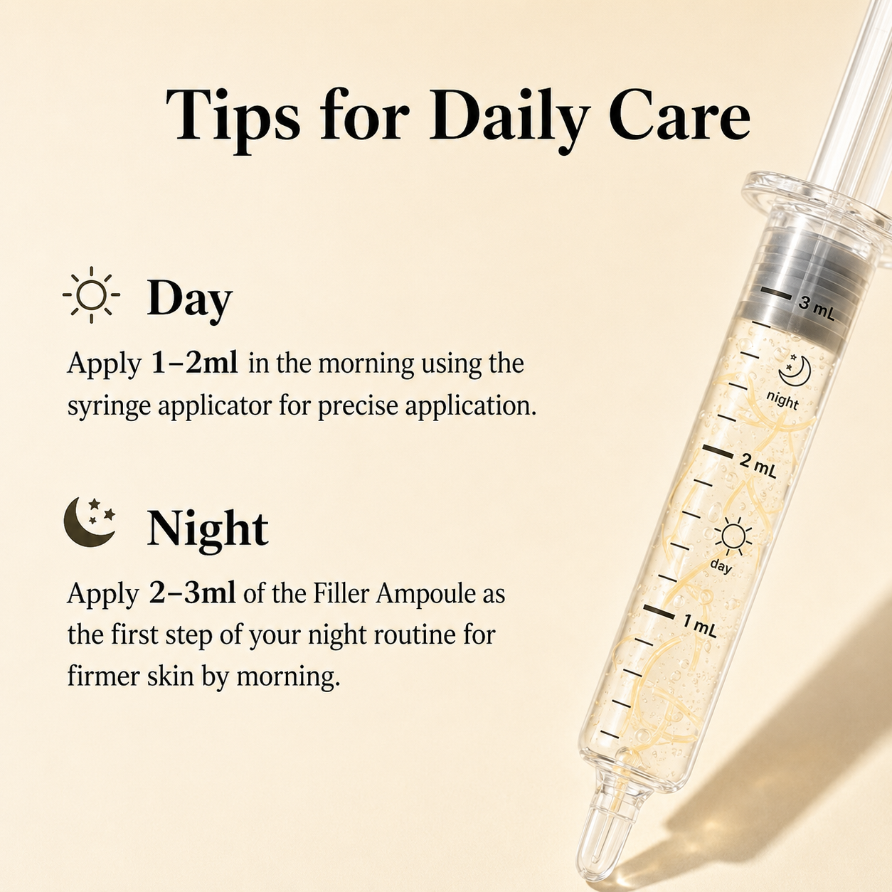 Collagen Peptide Serum | Korean Firming Ampoule for Mature Skin