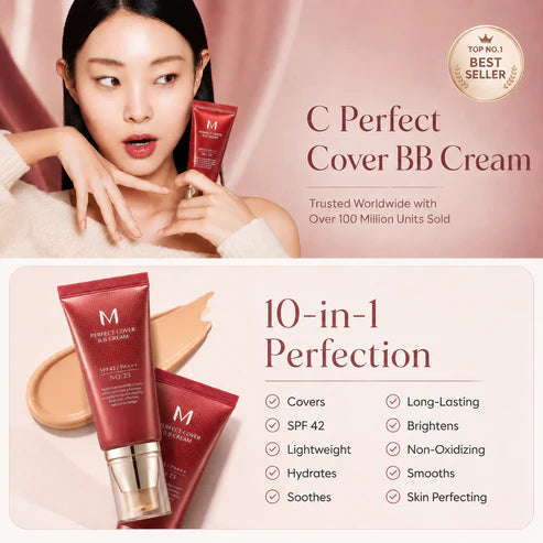 ✨M Perfect Cover BB Cream SPF 42 PA+++