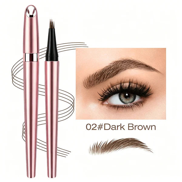 Long Lasting Waterproof Micro Fork Brow Pen