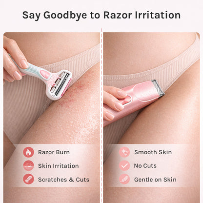 Face Shaver for Women | 2-in-1 Facial & Body Hair Trimmer
