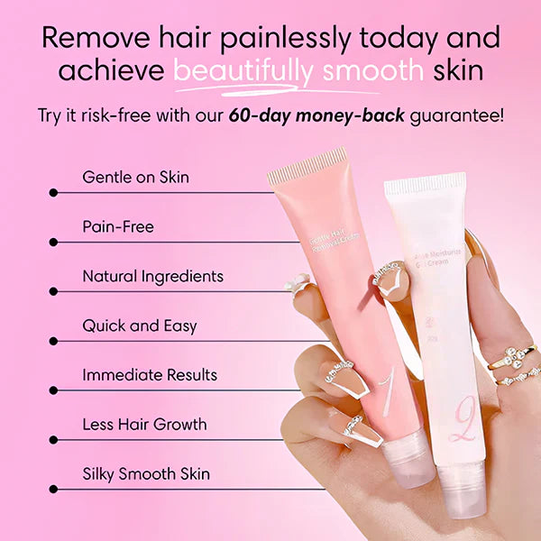 Chin Hair Removal Cream for Women | Facial Hair Remover for Stubborn Hair