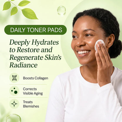 Korean Toner Pads for Glass Skin & Hydration | Exfoliating Face Pads