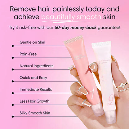 Facial Hair Removal Cream for Women | Upper Lip Chin & Peach Fuzz Remover