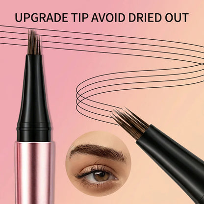 Long Lasting Waterproof Micro Fork Brow Pen