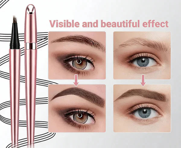 Long Lasting Waterproof Micro Fork Brow Pen