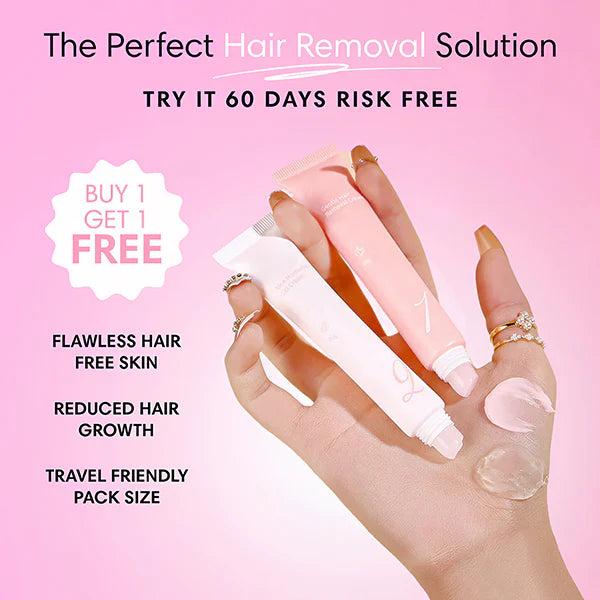 Facial Depilatory Cream for Women | Gentle Cream Hair Remover for Face