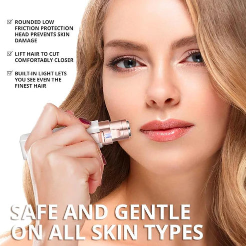 2-in-1 Women's Eyebrow and Facial Hair Removal Device