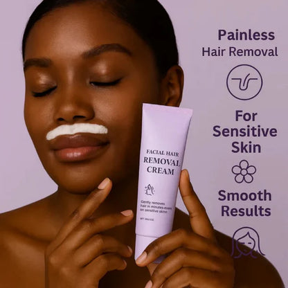 Facial Depilatory Cream for Women | Gentle Face Hair Removal Cream