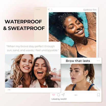 Long-Lasting Waterproof Eyebrow Tint Kit