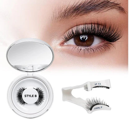 🤩Reusable Premium Self-Adhesive Eyelashes | Easy, Quick, Safe!