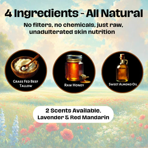 Tallow & Raw Honey Face Balm