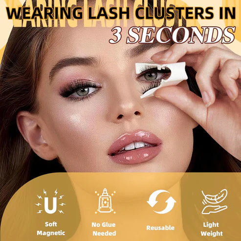 🤩Reusable Premium Self-Adhesive Eyelashes | Easy, Quick, Safe!
