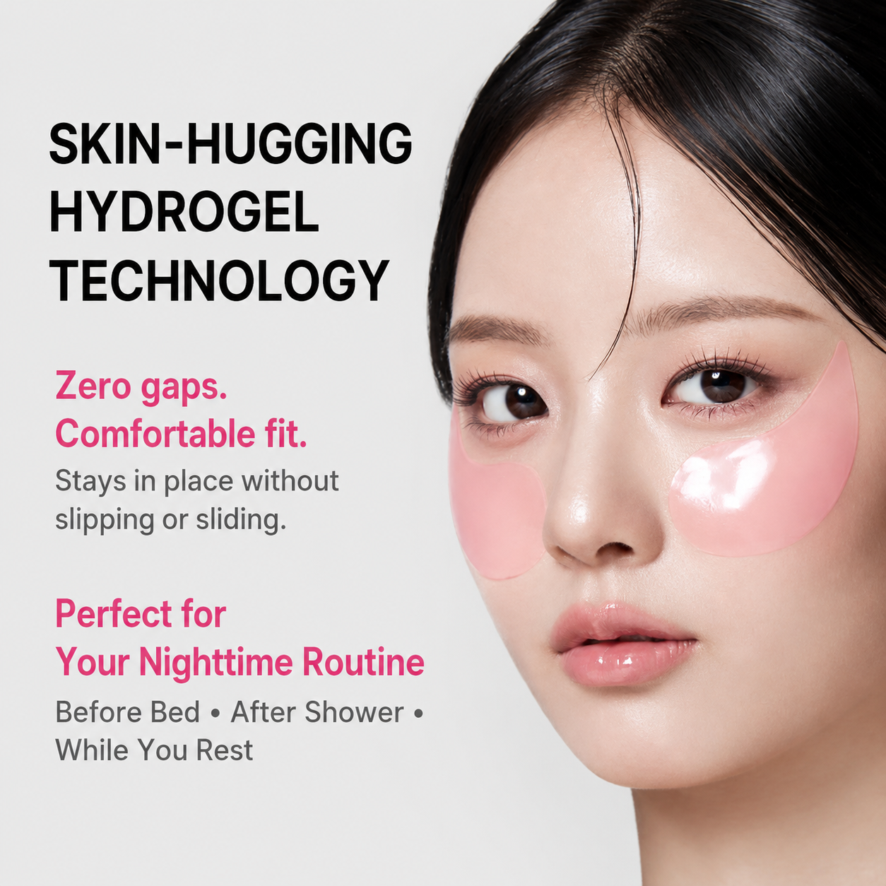 Collagen Eye Patches for Wrinkles & Fine Lines | Korean PDRN Hydrogel Eye Patches