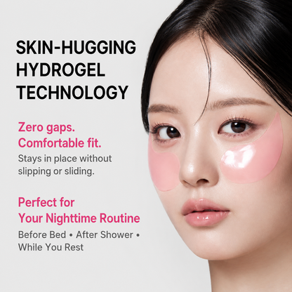 Collagen Eye Patches for Wrinkles & Fine Lines | Korean PDRN Hydrogel Eye Patches