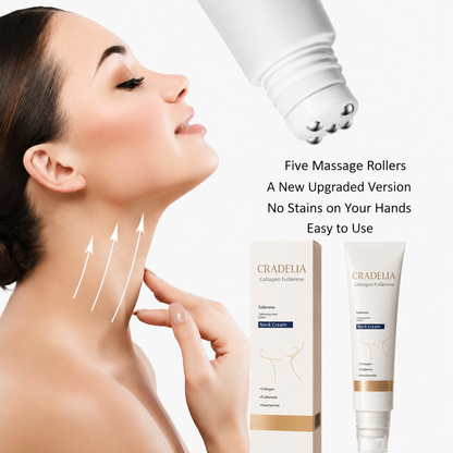 Fullerene Neck Cream – Firming & Hydrating Roller Cream for Smooth, Lifted-Looking Skin