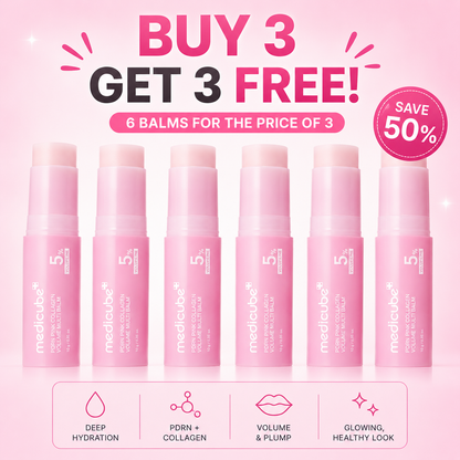 Wrinkle Balm Stick for Fine Lines & Glow | Korean Collagen PDRN Multi Balm