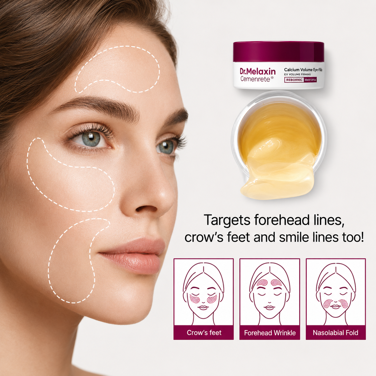 Calcium Collagen Skin Firming Set for Pores and Volume