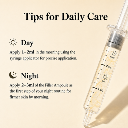 Collagen Peptide Serum | Korean Firming Ampoule for Mature Skin