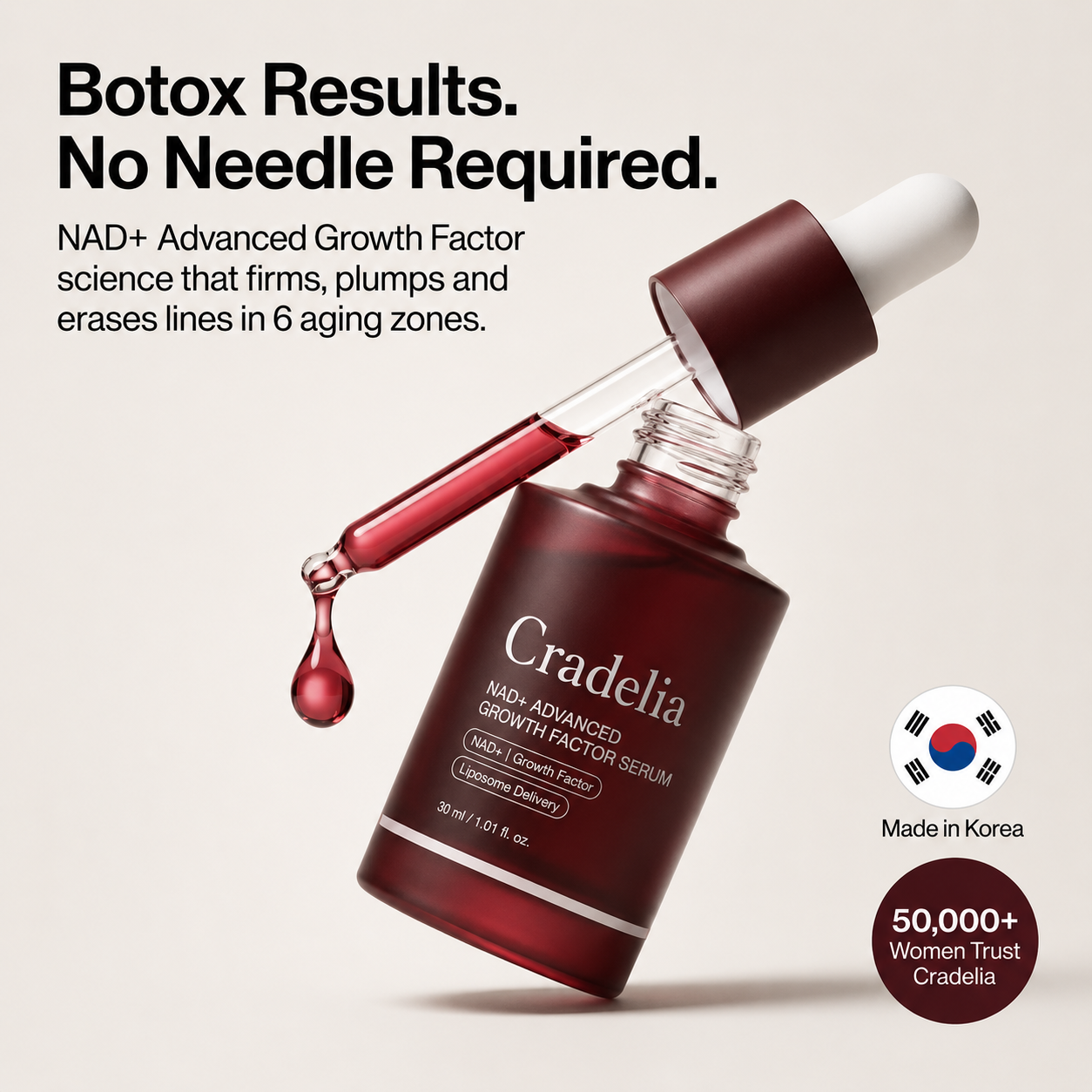 Korean NAD+ Advanced Growth Factor Serum