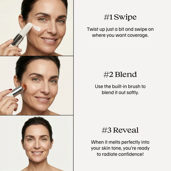 Skin-Like Foundation Stick for Natural Glow | Hydrating No-Makeup Makeup