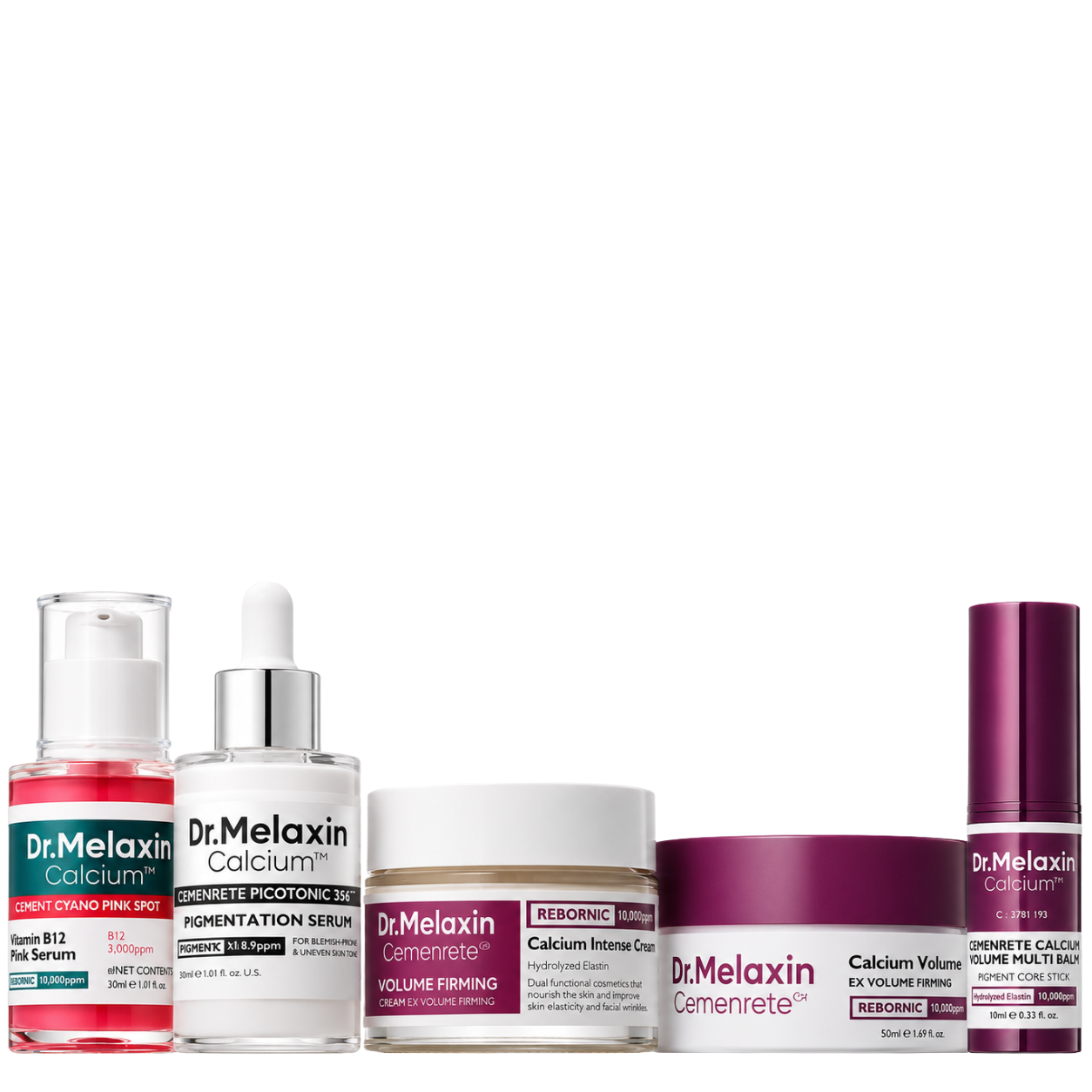 Calcium Collagen Skin Firming Set for Pores and Volume