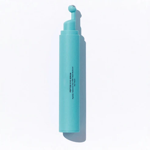 Peptide Eye Serum - Cooling Rollerball Under Eye Serum for Puffiness Dark Circles & Wrinkles