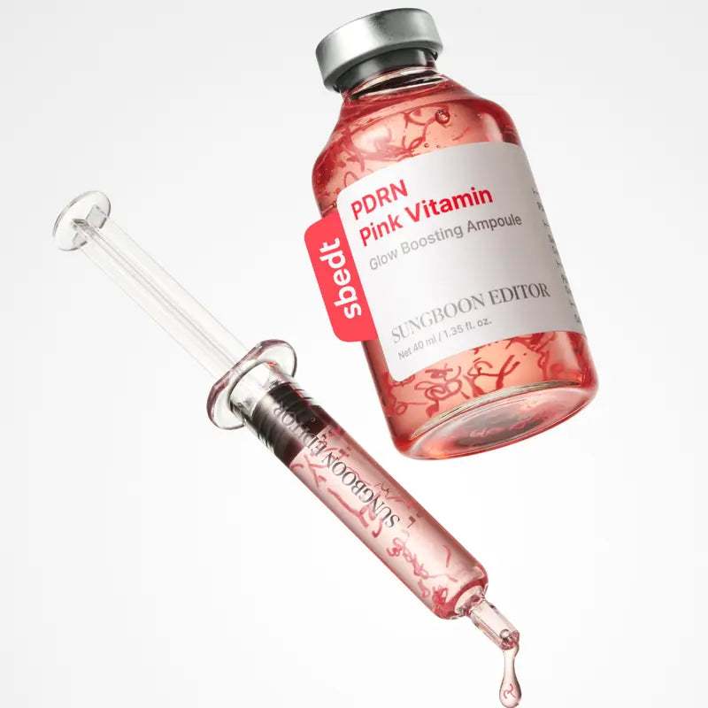 PDRN Ampoule | Korean Pink Vitamin Glow Serum