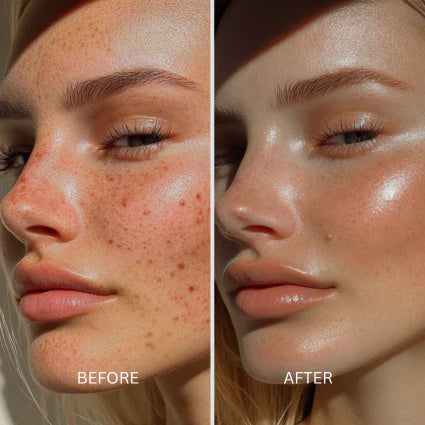 Before and after skin result