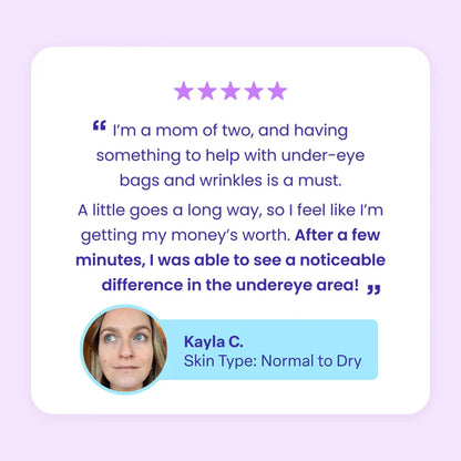 Eye Cream for Dark Circles & Bags | Depuffing Under Eye Gel Stick